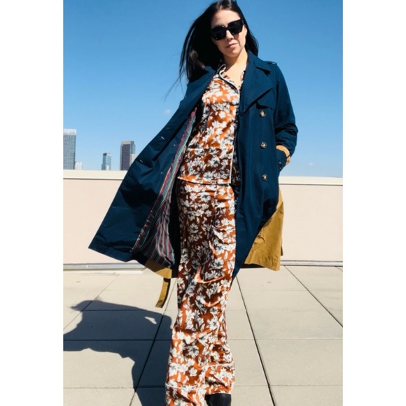 La Ligne x Target - Floral Wide Leg 2 piece Button Front Blouse & Trousers - Picture 2 of 12